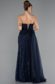 Long Navy Blue Evening Dress ABU5425