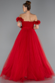 Long Red Evening Dress ABU5432