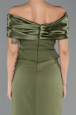 Long Olive Drab Evening Dress ABU5440