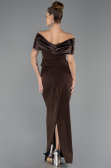 Long Dark Brown Evening Dress ABU5440