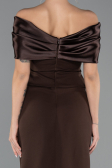 Long Dark Brown Evening Dress ABU5440