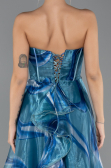 Long Oil Green Prom Gown ABU5441