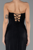 Long Black Prom Gown ABU5445