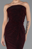 Long Burgundy Prom Gown ABU5445