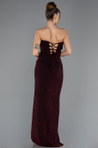 Long Burgundy Prom Gown ABU5445