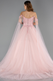 Long Powder Color Haute Couture Dress ABU5466