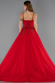 Long Red Chiffon Designer Evening Dress ABU5465