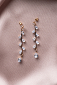 Gold-Rose Earring UK927