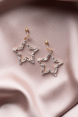 Gold-Rose Earring UK928