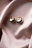 Gold-Rose Earring UK943