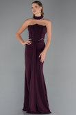 Long Dark Purple Evening Dress ABU5476