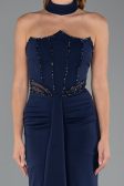 Long Navy Blue Evening Dress ABU5476