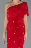 Midi Red Cocktail Dress ABK2337