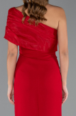 Midi Red Cocktail Dress ABK2337