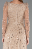 Midi Gold Beaded Cocktail Dress ABK2469