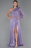 Long Lavender Chiffon Evening Dress ABU5489