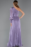 Long Lavender Chiffon Evening Dress ABU5489