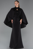 Long Black Mermaid Evening Gown ABU5485