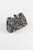 Black-Silver Stony Night Bag SH828