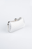 Silver Patterned Night Bag SH855