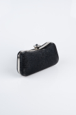 Black Patterned Night Bag SH855