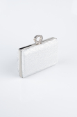 Silver Patterned Night Bag SH858