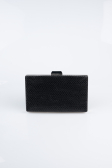 Black Patterned Night Bag SH859