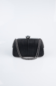 Black Laser Cut Night Bag SH860