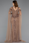 Long Copper Beaded Evening Dress ABU5497