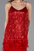 Red Short Invitation Dress ABK1629