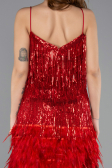 Red Short Invitation Dress ABK1629