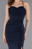 Long Navy Blue Evening Dress ABU5506