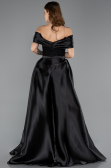 Long Black Beaded Evening Dress ABU5503
