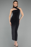 Midi Black Cocktail Dress ABK2489