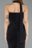 Midi Black Cocktail Dress ABK2489