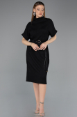 Midi Black Cocktail Dress ABK2494
