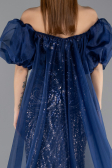 Long Navy Blue Evening Dress ABU5537