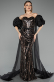 Long Black Evening Dress ABU5537