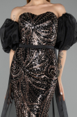 Long Black Evening Dress ABU5537