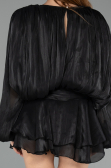 Mini Black Chiffon Party Dress ABK2499