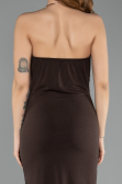 Midi Brown Party Dress ABK2495