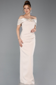 Midi Beige Party Dress ABK2501