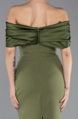 Midi Olive Drab Party Dress ABK2501