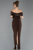 Midi Brown Party Dress ABK2501