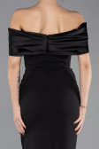 Midi Black Party Dress ABK2501
