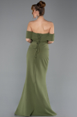 Long Olive Drab Evening Dress ABU5559