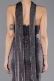Long Anthracite Evening Dress ABU5560