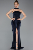 Long Navy Blue Evening Dress ABU5560