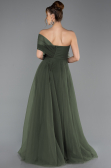Long Olive Drab Evening Dress ABU5528