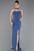 Long Indigo Prom Gown ABU5564